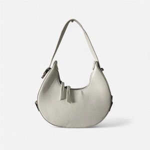 Elegant White Hobo Bag